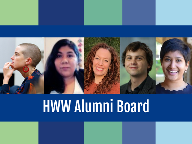 HWW alumni board 2023-2024 graphic image